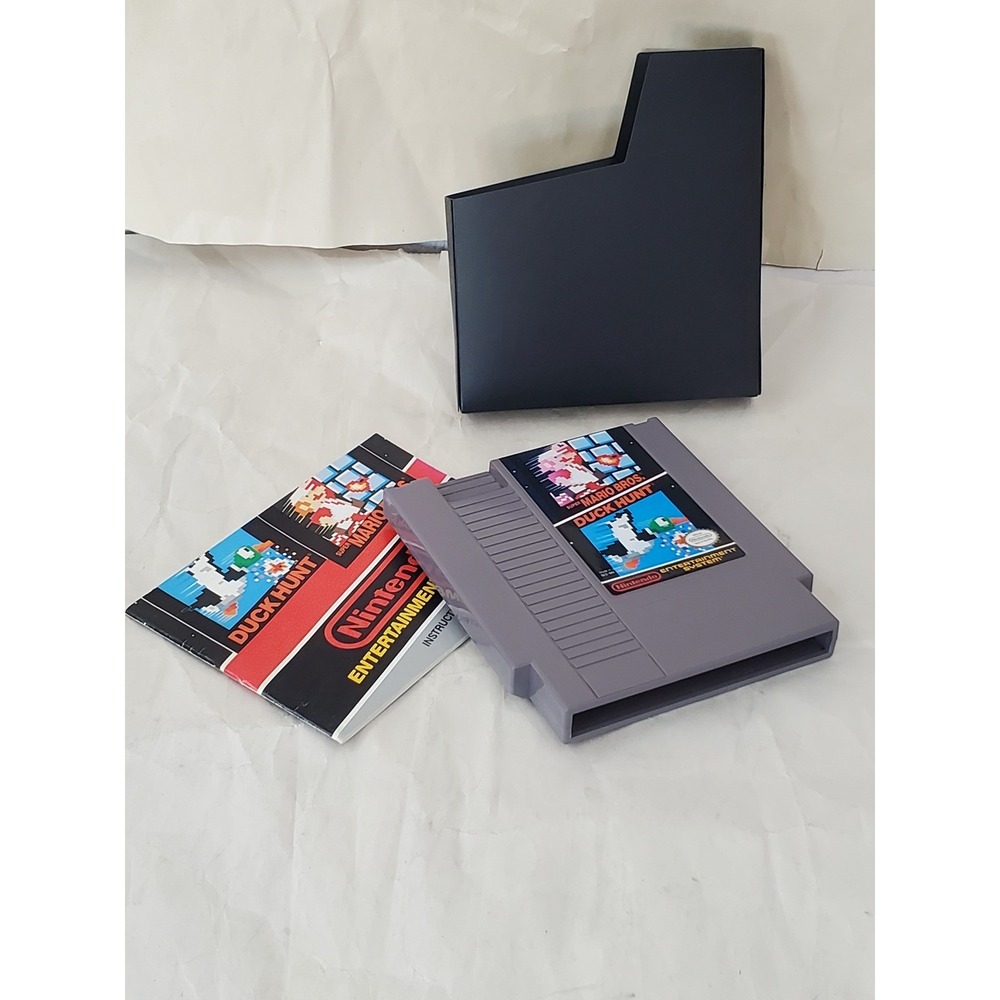 UNTESTED Super Mario Bros/Duck Hunt NES Nintendo Game Cartrge w/ Manual & Sleeve